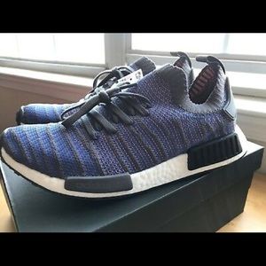 Adidas NMD R1 STLT Primeknit Hi-Res Blue Boost